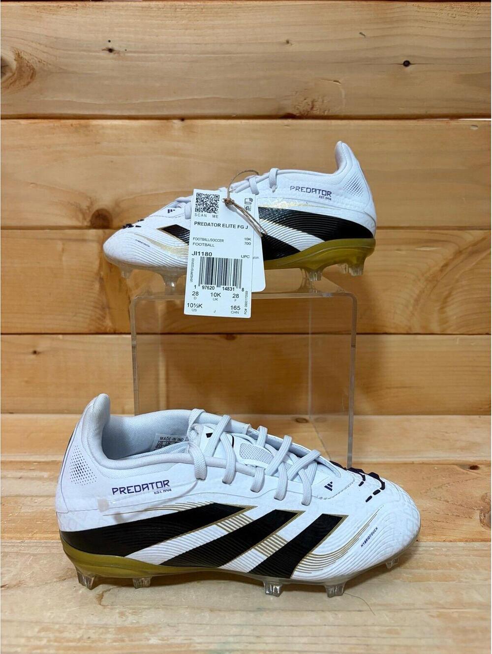 New Adidas Predator Elite Firm ground Soccer Cleats - Kids size 10.5k